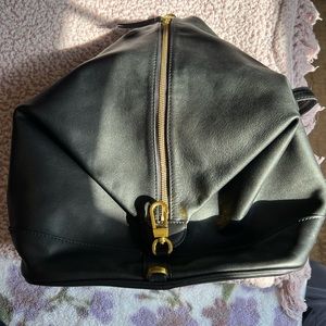 Fossil Nola Backpack Black Leather